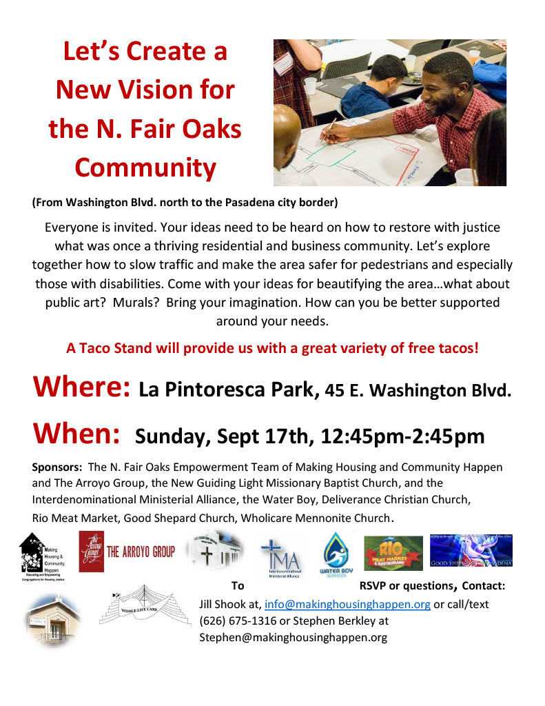 Flyer Sunday, Sept 17th, afternoon N. Fair Oaks Vision gathering 11024_1