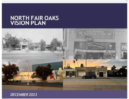 north fair oaks vision plan front page
